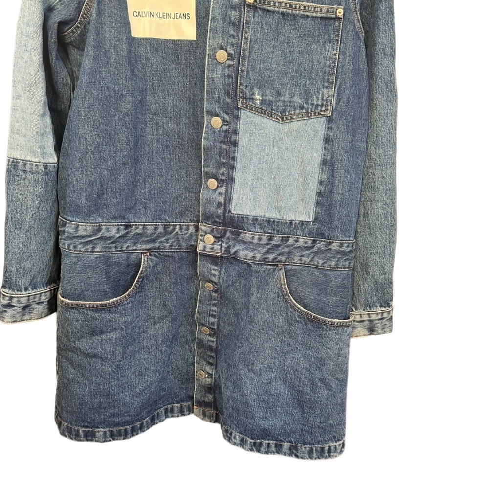 Calvin Klein Jeans Ck Patchwork Denimtrucker Dres… - image 4